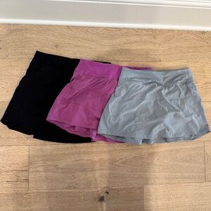 Lululemon Pace Rival Mid-Rise Skirts